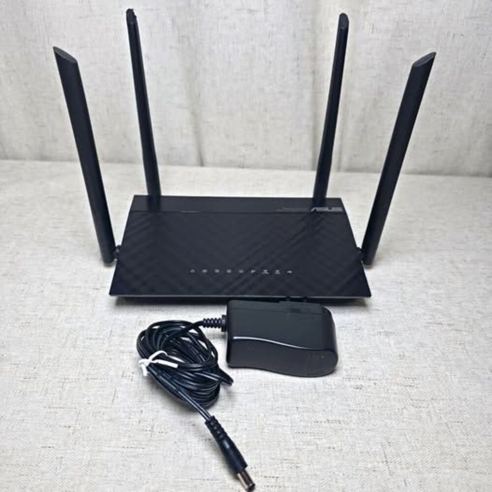 ASUS RT-AC58U Dual-Band AC1300 Wi-Fi Router, Gigabit, 4 LAN Ports, Black
